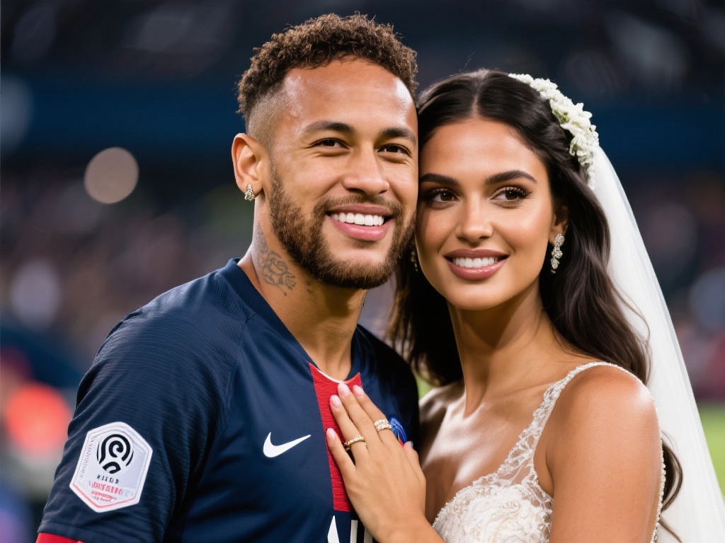 内马尔在职业生涯中光芒四射，与此同时，他