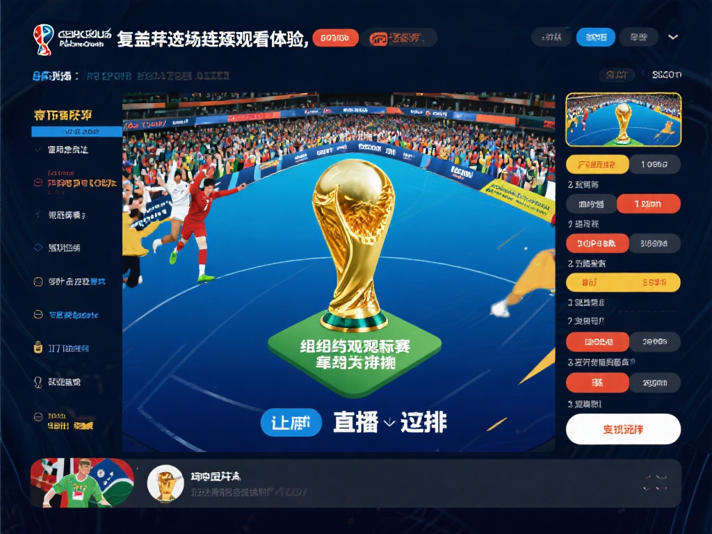 覆盖赛事全程，连贯观看体验：从小组赛到淘